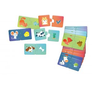 Hape Duo Logic Puzzle Animals &Foods