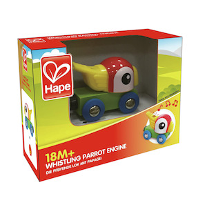 18 Months: Hape Whistling Parrot Engine