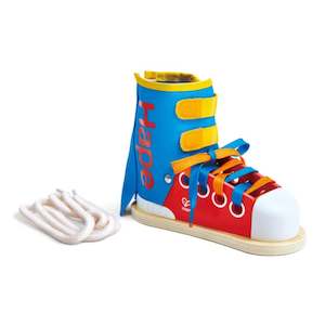 2 Year Old: Hape Tie-It Lacing Sneaker