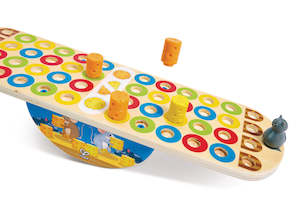 5 Year Old: Hape Don’t Wake Up Cat! A fun balancing game