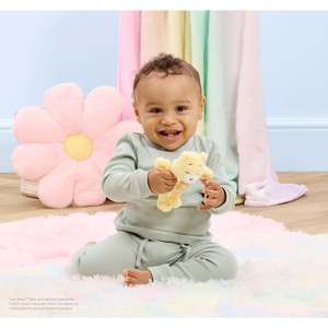 New: Care Bears Baby - Ring Rattle - Funshine Bear