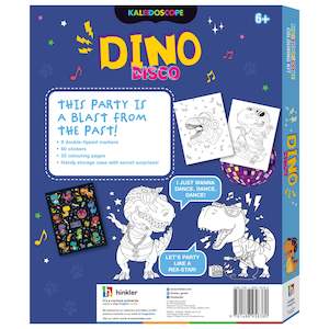 Kaleidoscope Dino Disco Colouring Kit