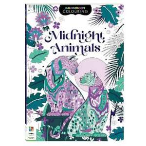 Kaleidoscope Colouring Midnight Animals
