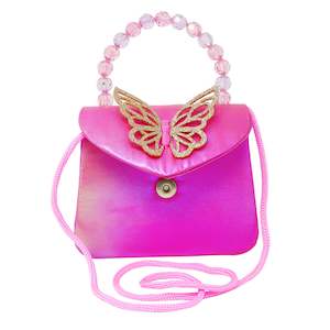 Pink Poppy Fairy Butterfly Friends Handbag