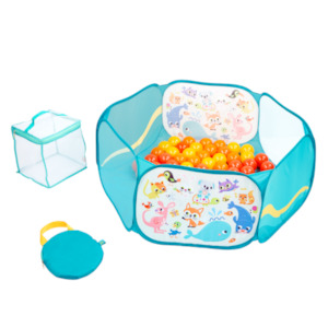 End Of Clearance: B. Mini Playspace Ball Pit with Balls