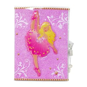 End Of Clearance: Pink Poppy Ballet 3D Lockable Diary