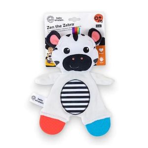 End Of Clearance: Baby Einstein Zen the Zebra Sensory Plush Teether