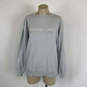 Hoodies Crewnecks: Assembly Label Crewneck - 8