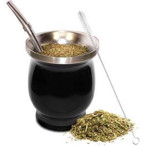 Under 100: Yerba Mate Gourd Cup Bombilla