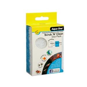 Cleaning: Aqua One Scrub N Clean Algae Pad Duo Pack