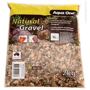 Aquascaping: Aqua One Natural Gravel Australian Gold Dark 4-6mm