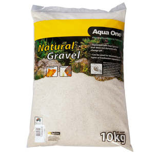 Gravel Substrates: Natural Gravel White Sand Australian 10kg