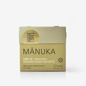 Sachets: 1000MGO Manuka Honey Sachets 60g (12x5g)