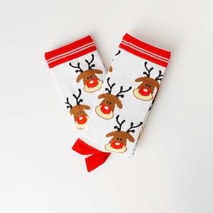 Animal Lover: Reindeer Face Socks