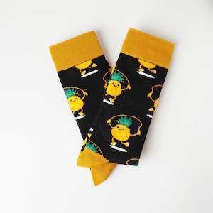 Fruity Socks: Gymnastic Pineapple Socks