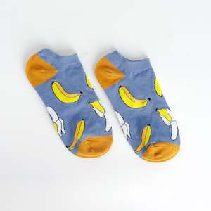 Fruity Socks: Cartoon Banana Socks