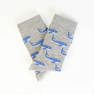 Animal Lover: Blue Whale Socks