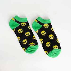 Mens Low Ankle Socks: Alien Ankle Socks