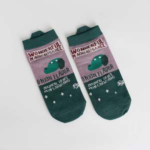 Mens Low Ankle Socks: Sausage Dog Ankle Socks