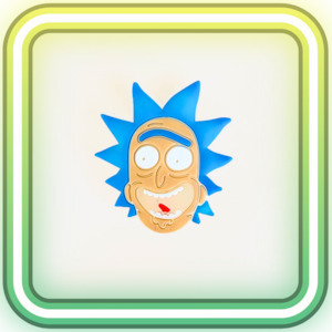 Glow In The Dark Jibbitz: Rick Glowing Charm