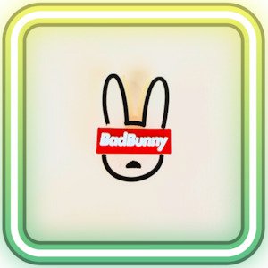 Music Jibbitz Collection: Bad Bunny Glowing Charm