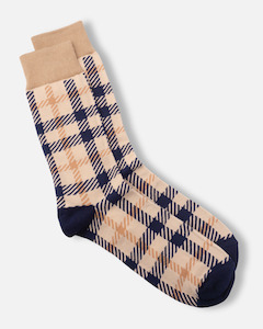 Scotland Tartan Pattern Socks