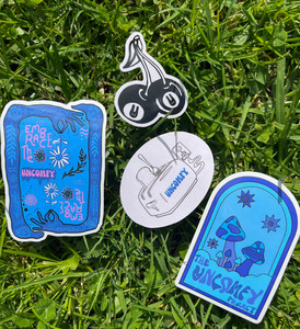 Groovy sticker pack The Uncomfy Project