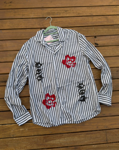 Striped button up The Uncomfy Project