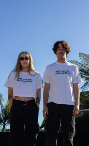 Products: Greens tee The Uncomfy Project