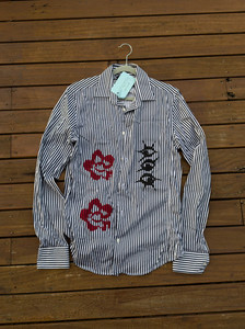 Products: Striped button up (fitted) The Uncomfy Project