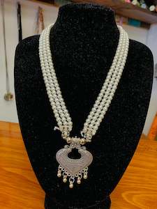 Boho Statement Necklace: BOHEMIAN STYLE HANDCRAFTED BEADS NECKLACE #NECK40