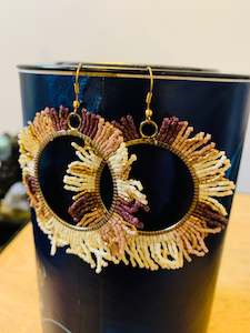 BOHEMIAN HANDCRAFTED ROUND EARRINGS #EAR111