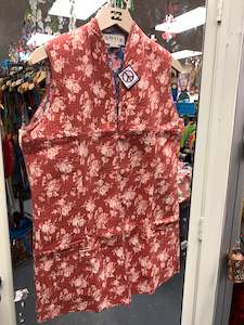 Handcrafted Reversible Waist length Quilting Kantha Vest # 4455669