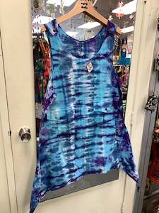 Tie n Dye handcrafted Cotton Pinafore #431065