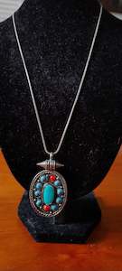 Free Soul Statement Necklaces: HANDCRAFTED TIBETAN NECKLACE #A217