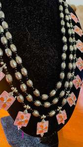 HANDCRAFTED 3 STRANDS NECKLACE #A212