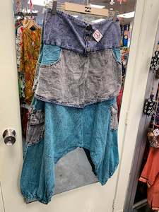 Boho Cotton Pants: Boho Style Handcrafted Hippie Pants #UPANTC109