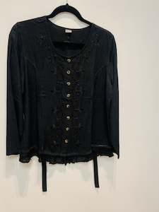 Bohemian style handcrafted cotton  Top # Top2219