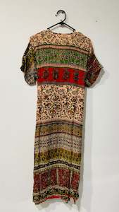 Dress: Bohemian style handcrafted Long Kimono #4883