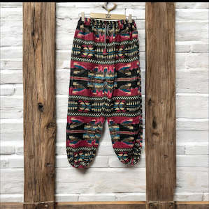 HANDCRAFTED HIPPIE WOOLLEN PANTS# 11125