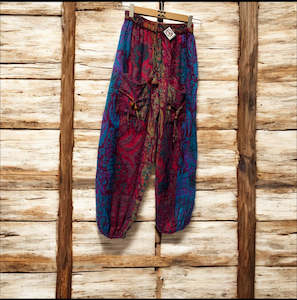 HANDCRAFTED HIPPIE WOOLLEN PANTS# 11124