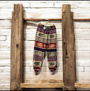 HANDCRAFTED HIPPIE WOOLLEN PANTS# 11122