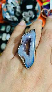 Boho Rings: Bohemian style handcrafted Stone ring #562
