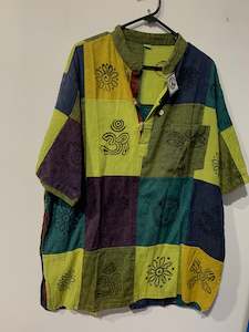 Bohemian style handcrafted Kurta/ Shirt  # KURT402