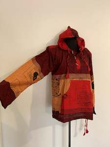 Men: Bohemian style handcrafted cotton Kurta/ Top # 7999