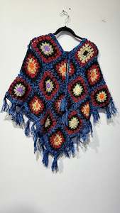 Handcrafted Crochet poncho #38