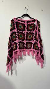 Handcrafted Crochet poncho #37