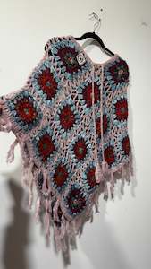 Handcrafted Crochet poncho #40