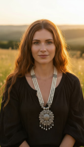 BOHEMIAN STYLE HANDCRAFTED WHITE BEADS NECKLACE #NECK33