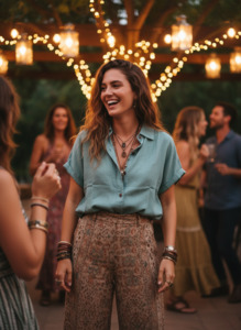 Men: Bohemian Cotton handcrafted Shirt # SHIR212